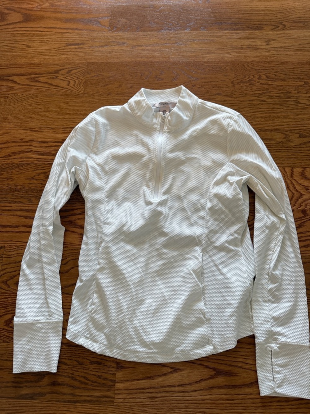 Tommy Bahama White Golf Zip Polo